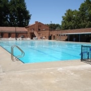 Pool on a sunny day