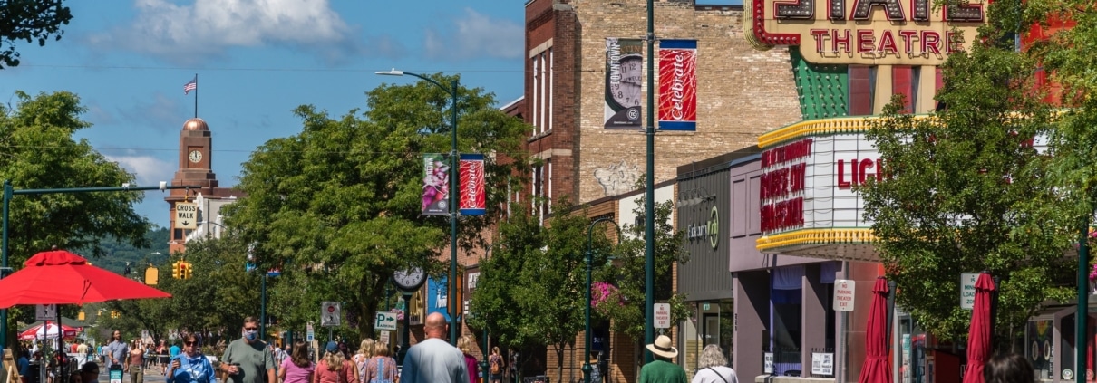 Busy main street