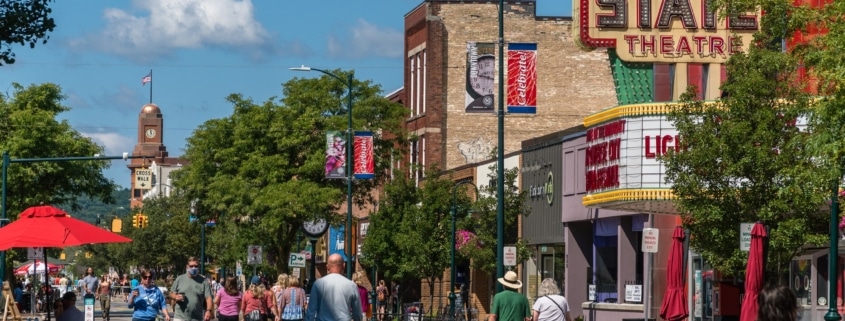 Busy main street